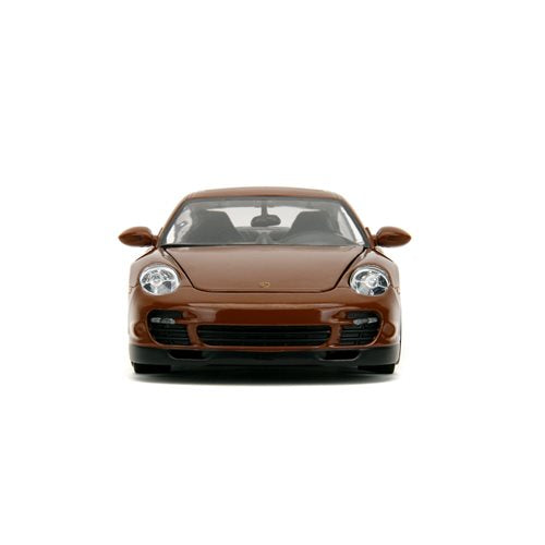 M&M's Porsche 911 1:24 Scale Die-Cast Metal Vehicle with Brown Figure