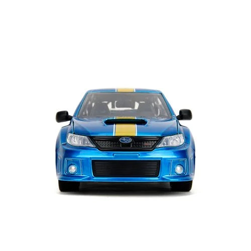 Sonic the Hedgehog 2012 Subaru Impreza WRX STI 1:24 Scale Die-Cast Metal Vehicle with Figure