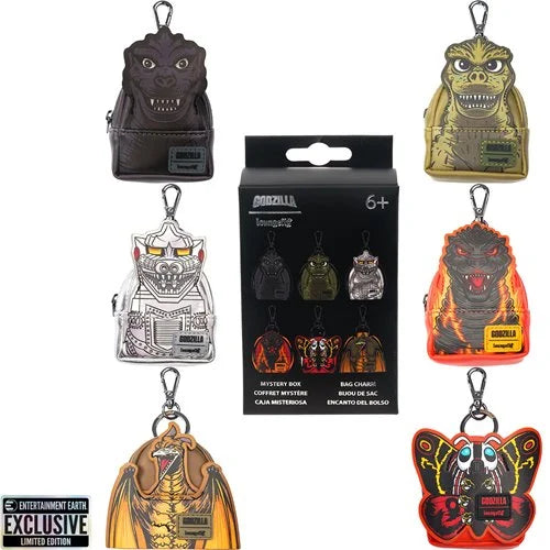 Godzilla Mini-Backpack Mystery Box Bag Charm