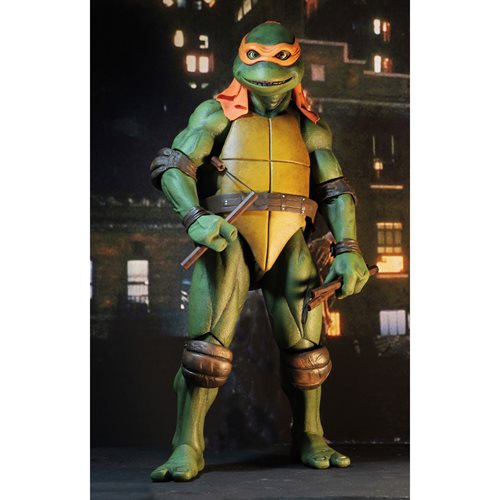 TMNT 1990 Movie | Michelangelo NECA 1:4 Scale 16.5-Inch Action Figure | PREORDER