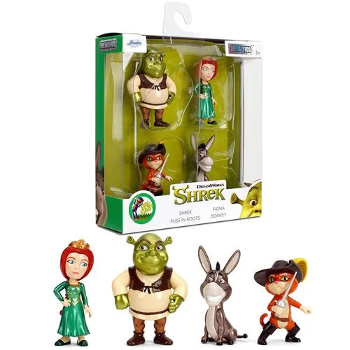Shrek Wave 1 MetalFigs 2 1/2-Inch Die-Cast Metal Mini-Figure 4-Pack