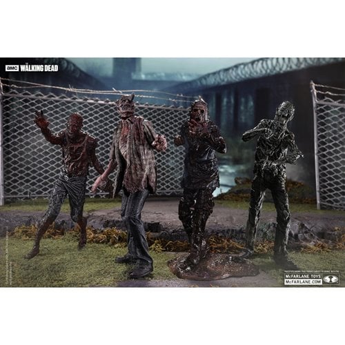 The Walking Dead Walkers 5-Inch Action Figure 4-Pack