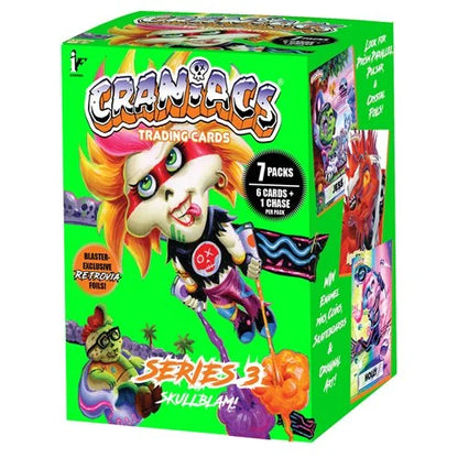Craniacs Series 3 Skullblam Blaster Box Trading Card