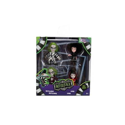 Beetlejuice Movie Version Wave 1 MetalFigs 2 1/2-Inch Die-Cast Metal Mini-Figure 4-Pack