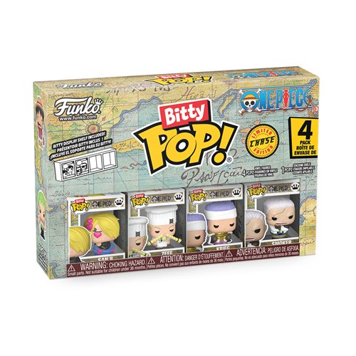 One Piece Sanji Bitty Pop! Mini-Figure 4-Pack | Funko