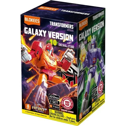 Transformers Galaxy Version 10 Transformers: The Movie 3 Sixshot Blokees Blind Box Model Kit Case of 9