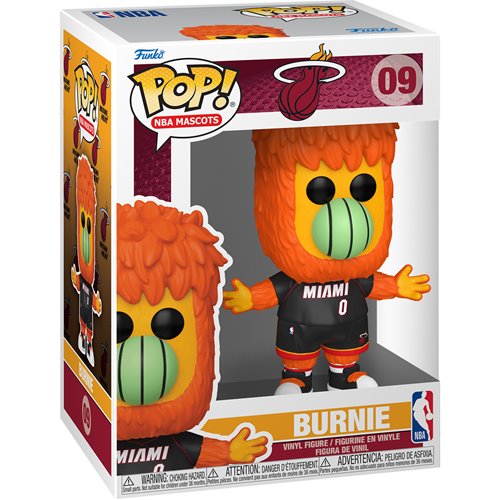 NBA Mascots Miami Heat Burnie Funko Pop! Vinyl Figure #09