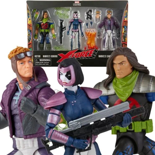Marvel Legends | X-Force Rictor, Domino & Cannonball 6-Inch Action Figures 3-Pack | Hasbro | PREORDER