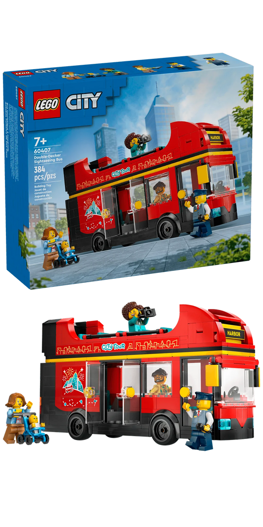 60407 Red Double-Decker Sightseeing Bus  (ETA Sept/ Oct. 2024)