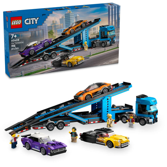 60408 Car Transporter Truck with Sports Cars  (ETA Sept/ Oct. 2024)