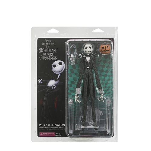 The Nightmare Before Christmas Jack Skellington with Pumpkin Articulated Action Figure