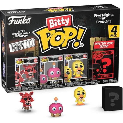 Five Nights at Freddy's Foxy the Pirate Funko Bitty Pop! Mini-Figure 4-Pack (ETA NOVEMBER / DECEMBER 2023)