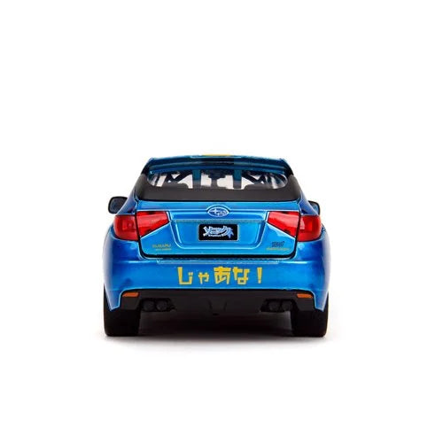 Sonic the Hedgehog 2012 Subaru Impreza WRX STI 1:24 Scale Die-Cast Metal Vehicle with Figure