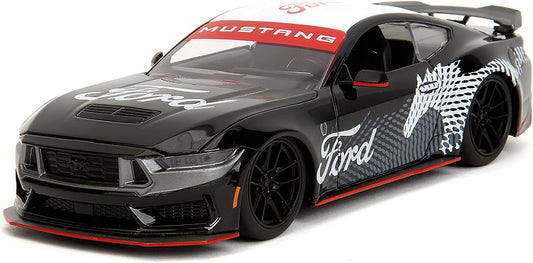 Bigtime Muscle 1:24 - 2024 Ford Mustang Dark Horse Die-cast Car - Black