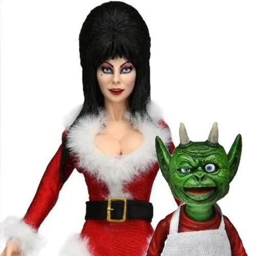 Elvira Very Scary Xmas Elvira 8-Inch Clothed Action Figure (ETA MARCH / APRIL 2025)