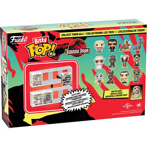 Jurassic Park Velociraptor Bitty Pop! 4-Pack | Funko