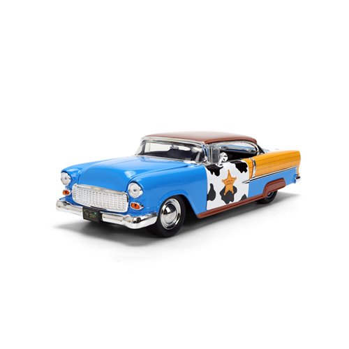 Toy Story 1955 Chevrolet Bel Air with Woody | 1:24 Die-Cast | Jada Toys