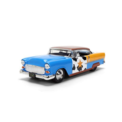 Toy Story 1955 Chevrolet Bel Air with Woody | 1:24 Die-Cast | Jada Toys