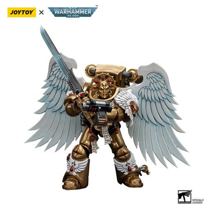 Joy Toy Warhammer 40,000 Blood Angels Sanguinary Guard with Encarmine Sword Version 1 1:18 Scale Action Figure (ETA January / February 2025)