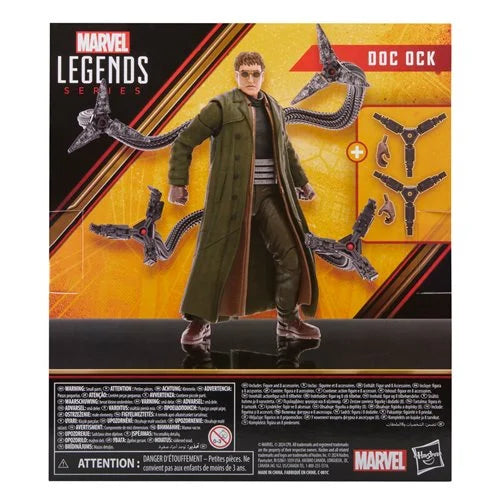 Spider-Man Marvel Legends Series Spider-Man: No Way Home Doc Ock Deluxe 6-Inch Action Figure (ETA FEBRUARY/MARCH 2024)