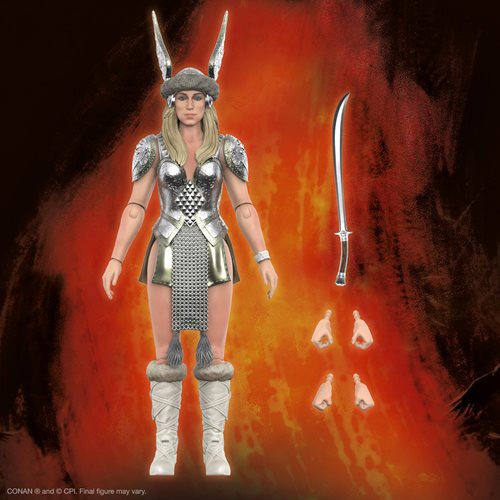 Conan the Barbarian Ultimates Valeria Spirit Battle of the Mounds 7-Inch Action Figure (ETA APRIL 2024)