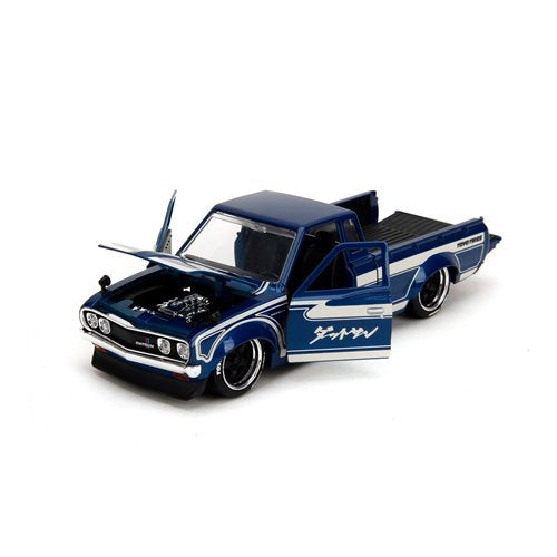 JDM Tuners 1972 Datsun 620 Pickup Gloss Blue 1:24 Scale Die-Cast Metal Vehicle (ETA JANUARY 2025)