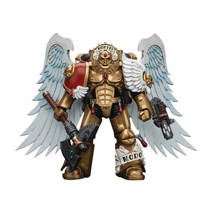 Joy Toy Warhammer 40,000 Blood Angels Sanguinary Guard with Encarmine Axe and Inferno Pistol 1:18 Scale Action Figure (ETA January / February 2025)