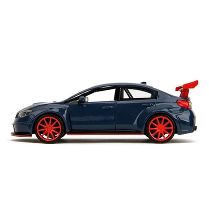 Jujutsu Kaisen 2016 Subaru WRX STI 1:24 Scale Die-Cast Metal Vehicle with Yuji Itadori Figure (ETA JANUARY 2025)