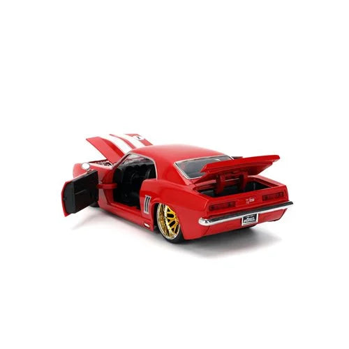 Fast and Furious 1969 Chevrolet Camaro Red 1:24 Scale Die-Cast Metal Vehicle (ETA JANUARY 2025)