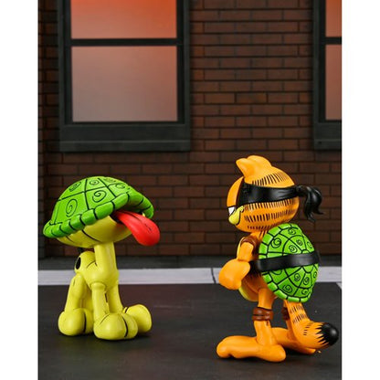 Teenage Mutant Ninja Turtles Archie Comics x Garfield Ultimate Garfello with Odie 7-Inch Scale Action Figure | NECA | PREORDER