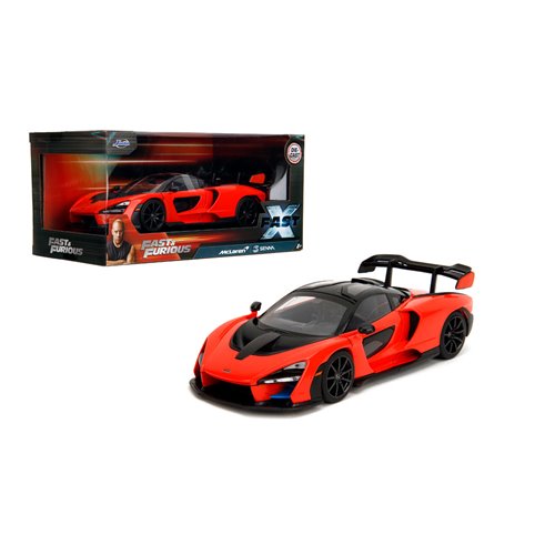 Fast and Furious Fast X McLaren Senna Orange and Black 1:24 Scale Die-Cast Metal Vehicle (ETA FEBRUARY 2025)