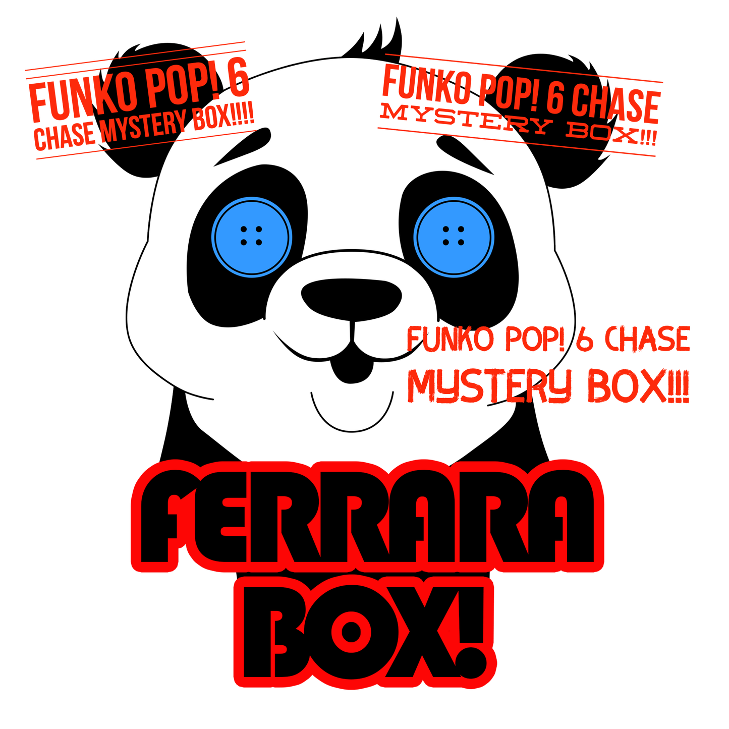 Funko Pop! 6 Chase Mystery Box (ONE PER CUSTOMER) (ALL SHIPPED)