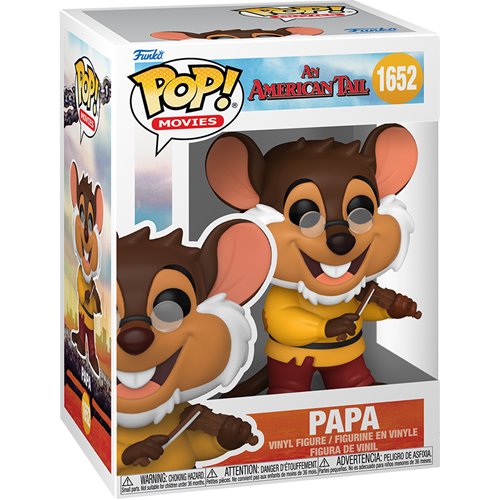 American Tail Papa with Violin Funko Pop! Vinyl Figure #1652 (ETA OCTOBER / NOVEMBER 2024)