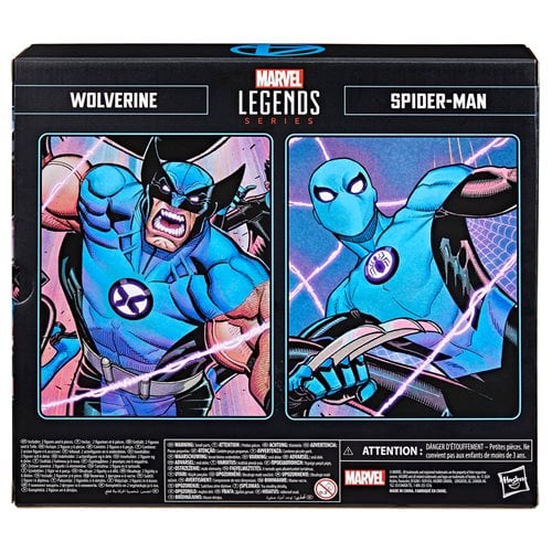 Fantastic Four Marvel Legends Series Wolverine and Spider-Man 6-Inch Action Figure 2-Pack