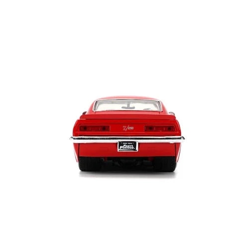 Fast and Furious 1969 Chevrolet Camaro Red 1:24 Scale Die-Cast Metal Vehicle (ETA JANUARY 2025)