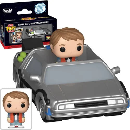 Back to the Future Marty McFly and Time Machine Funko Bitty Pop! Ride (JUNE/JULY 2025)