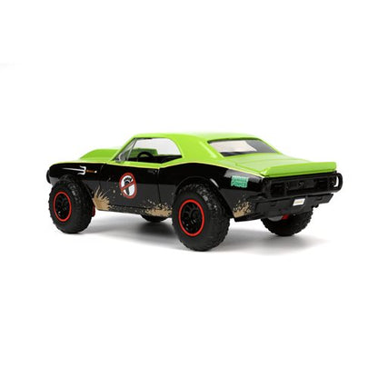 Teenage Mutant Ninja Turtles 1967 Chevrolet Camaro 1:24 Scale Die-Cast Metal Vehicle with Raphael Figure