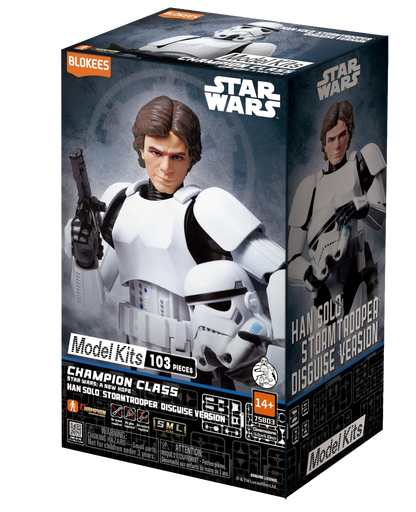 Star Wars: A New Hope Han Solo Stormtrooper Disguise Version Blokees Model Kit (SHIPPING 3/26)