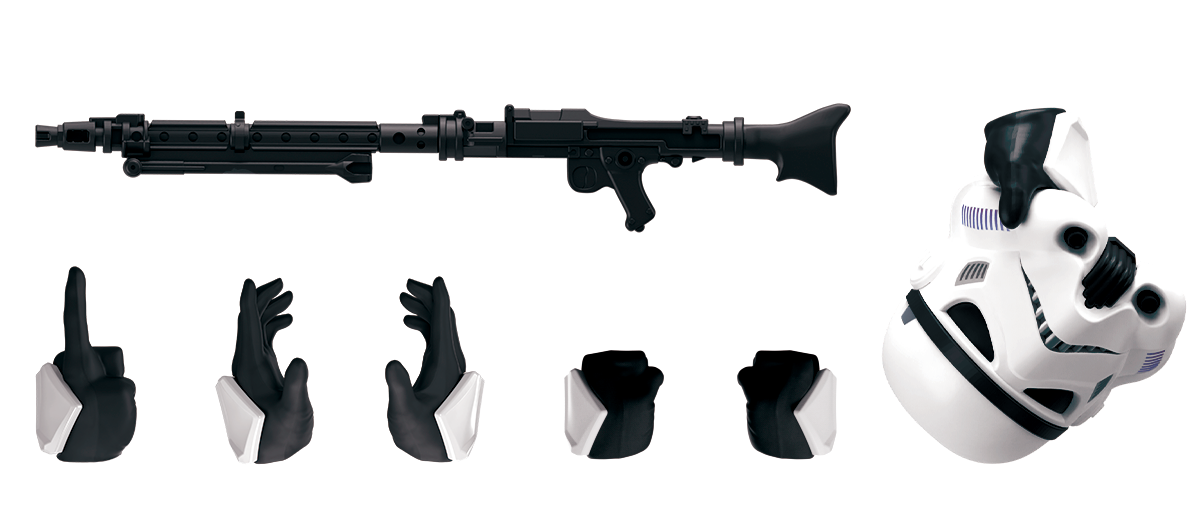 Star Wars: A New Hope Han Solo Stormtrooper Disguise Version Blokees Model Kit (SHIPPING 3/26)