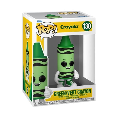 Crayola Green Crayon Funko Pop! Vinyl Figure #130 (ETA DECEMBER 2023/ JANUARY 2024)