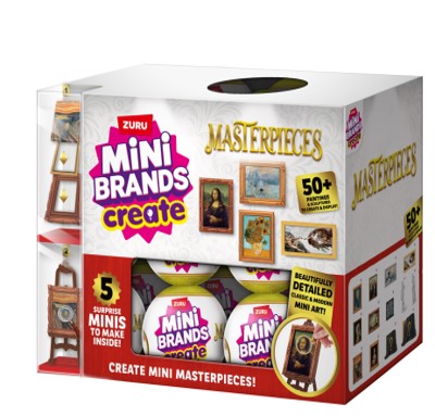 5 Surprise Mini Brands! Create Masterpieces – Mystery Pack (PREORDER)