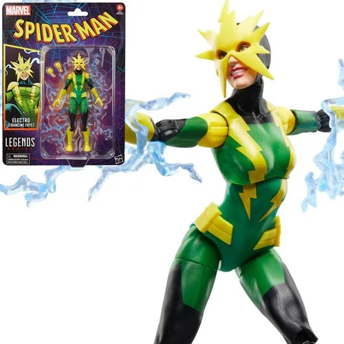 Spider-Man Marvel Legends Electro (Francine Frye) 6-Inch Action Figure (ETA APRIL / MAY 2025)