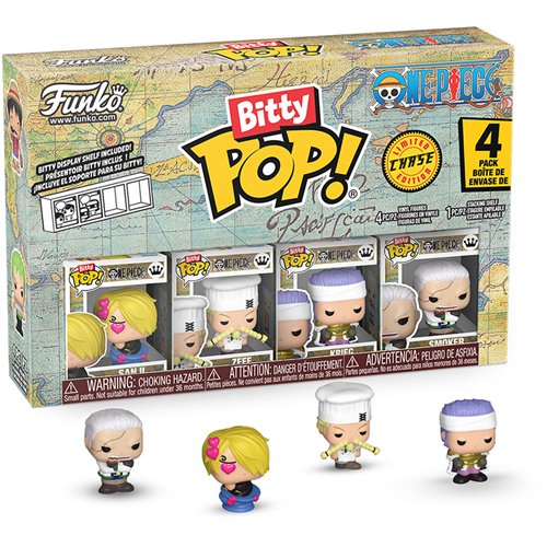 One Piece Sanji Bitty Pop! Mini-Figure 4-Pack | Funko