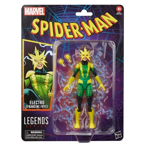 Spider-Man Marvel Legends Electro (Francine Frye) 6-Inch Action Figure (ETA APRIL / MAY 2025)