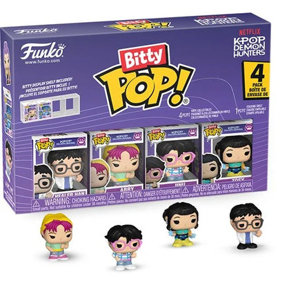 KPop Demon Hunters Zoey Bitty Pop! 4-Pack | Preorder | Funko