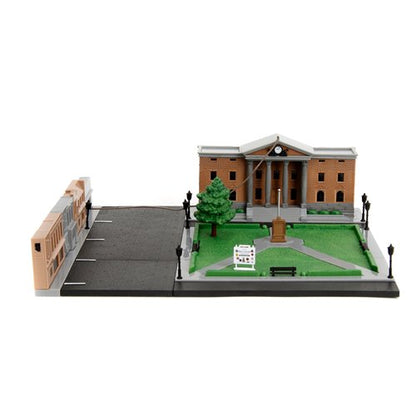 Back to the Future Hill Valley Courthouse Nano Hollywood Rides Nano Scene Diorama with Vehicles