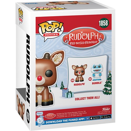 Rudolph the Red-Nosed Reindeer Holiday Rudolph Sitting Funko Pop! Vinyl Figure #1858 (ETA NOVEMBER / DECEMBER 2024)