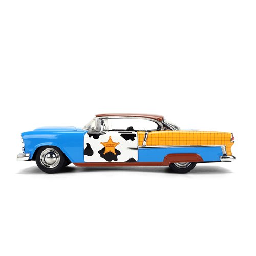 Toy Story 1955 Chevrolet Bel Air with Woody | 1:24 Die-Cast | Jada Toys