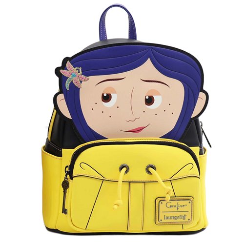Coraline Raincoat Cosplay Mini-Backpack