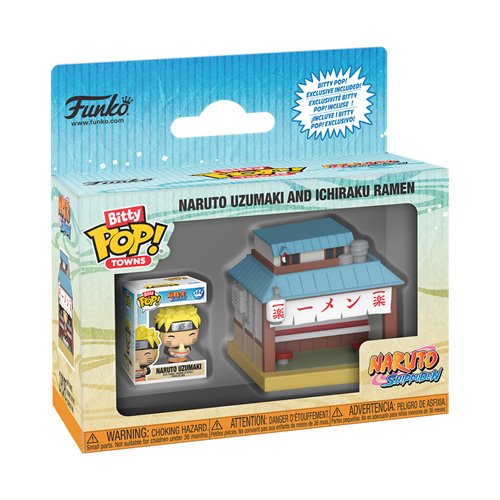 Naruto Shippuden Ichiraku Ramen with Naruto Bitty Pop! Town | Funko